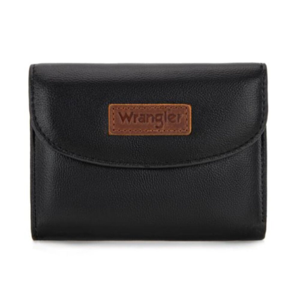 Wrangler Tri-Fold Wallet - Black